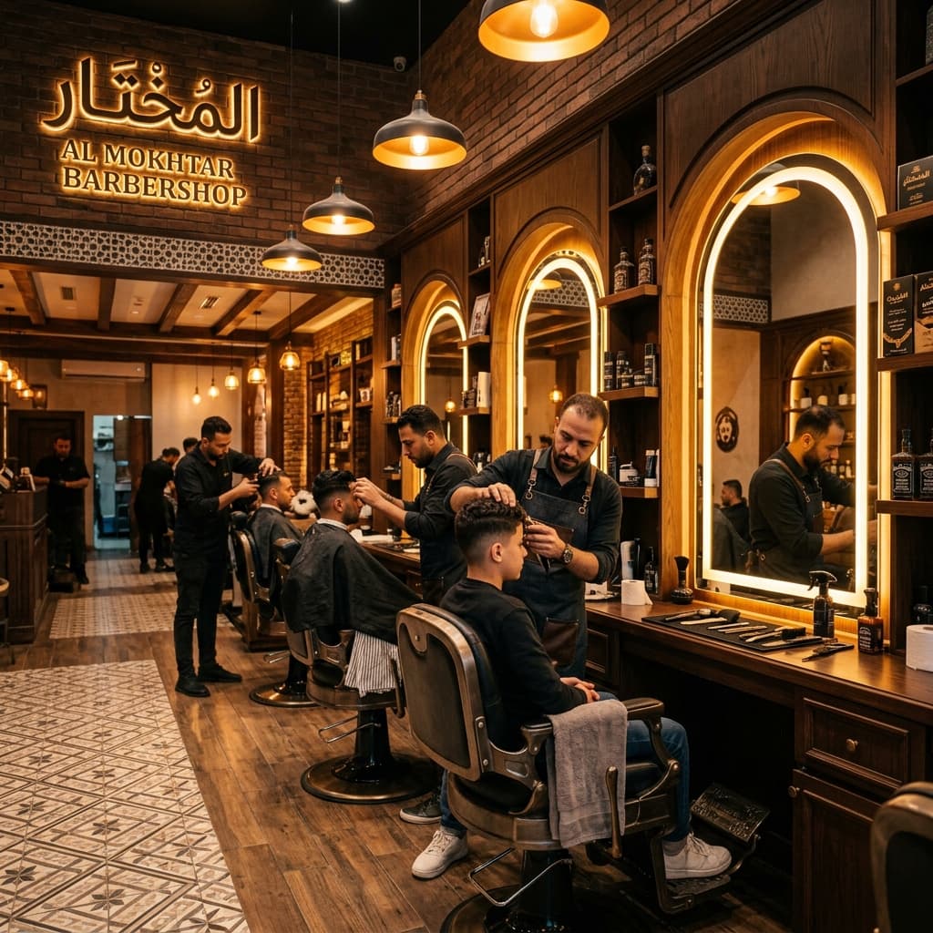 صالون حلاقة رجالي احترافي